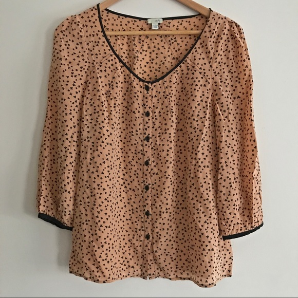 Anthropologie Tops - ANTHROPOLOGIE // ODILLE Casino Nights Silk Top